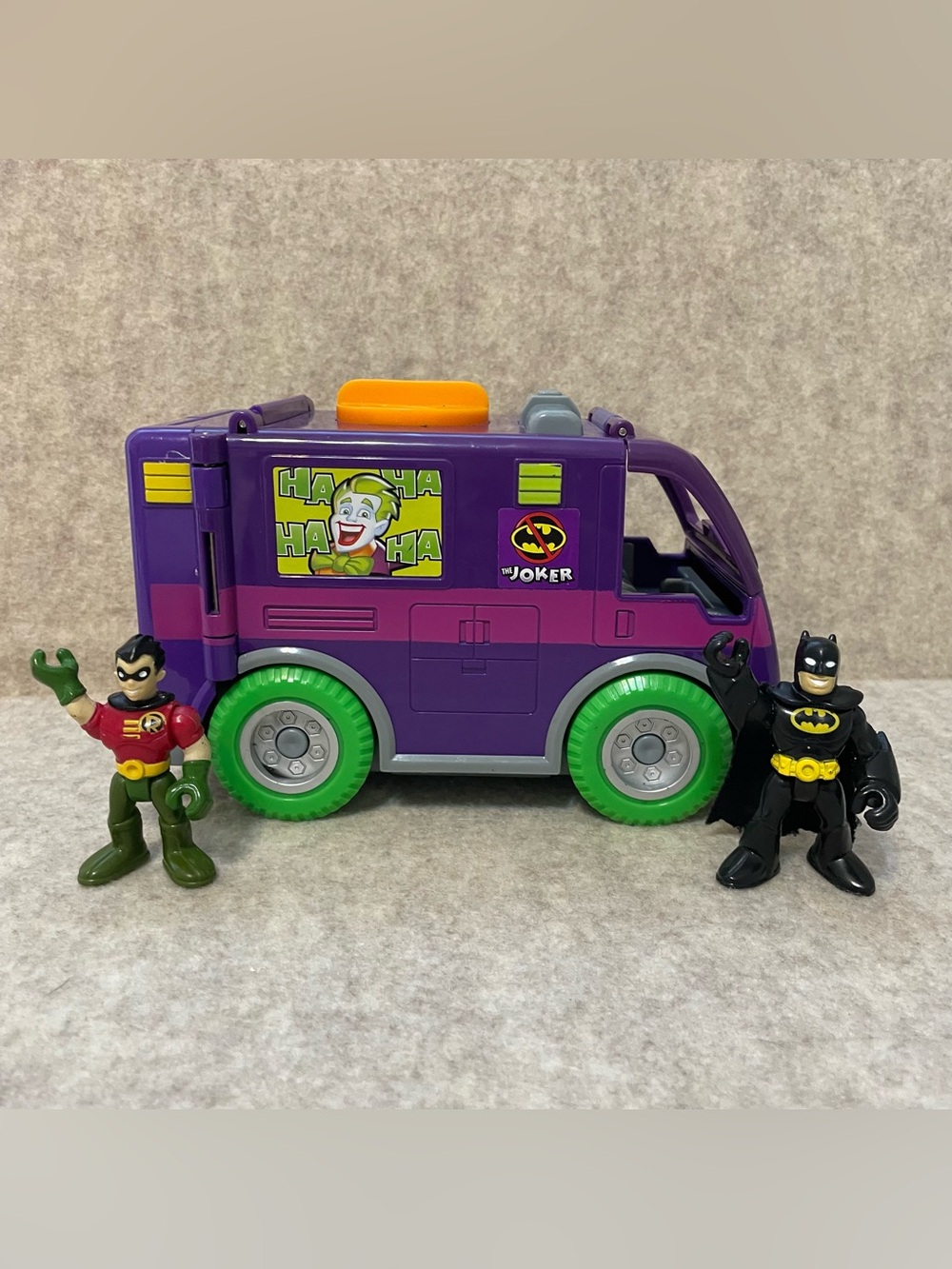 Imaginext Joker van DC Superhero 2008 Batman Robin figures